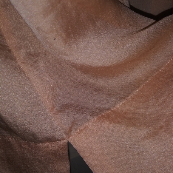 Talbot's Peach Chiffon Blouse - Picture 4 of 5